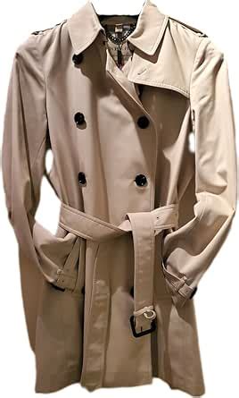 BURBERRY Women's Harbourne Trench Coat Stone (US 8 EU 42)